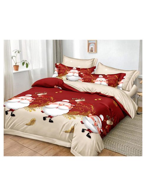 Božična dvostranska posteljnina (vzmetnica 120/200) MarketVarna, 4 deli - Model V10906