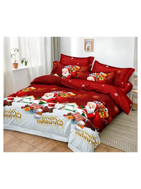 Božična dvostranska posteljnina MarketVarna, 6 delov - Model V10920