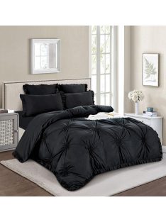   Enobarvna posteljnina z elastiko MarketVarna, 6 delov - Model V10344
